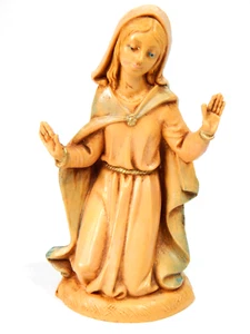 NEW 1983 FONTANINI MARY MOTHER OF JESUS DEPOSE NATIVITY STICKER ROMAN ITALY 3.5" - Picture 1 of 7