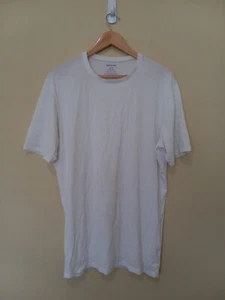 TOMMY JOHN White Pima Cotton Blend Men's T Shirt Size XL - Picture 1 of 3