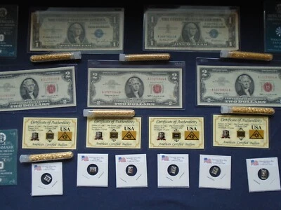☆ 6 PC.LOT-RARE CURRENCY-GOLD , SILVER, PLATINUM-ESTATE  SALE-INVESTOR LOT☆ - Image 1 of 4