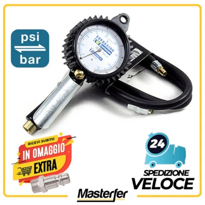 Pistola gonfiaggio gomme professionale manometro Wonder by MICHELIN pneumatici - Immagine 1 di 4