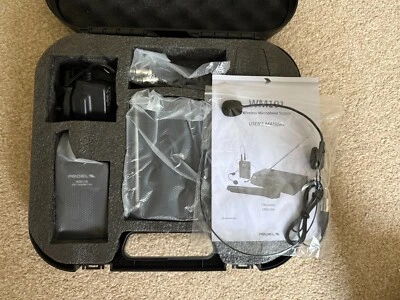 Microfone fone de ouvido sem fio Proel WM101H 🎧 UHF | Caixa aberta, nunca usado - Imagem 1 de 3
