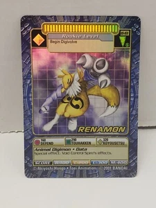 Renamon Bo-169S Digimon Digi-battle Series 4 Holo Foil MP - Picture 1 of 10