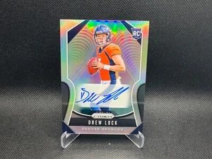 Panini Prizm Football 2019 Drew Lock RC Silver Prizm SP Auto - Foto 1 di 2