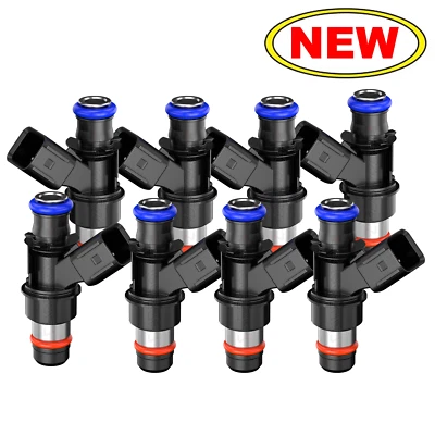 x8 New Fuel Injectors for 2007-2010 Chevrolet Silverado 2500 3500 HD 6.0L - Image 1 of 4