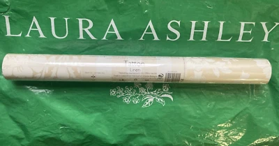 Laura Ashley Wallpaper Tatton Linen -1 Roll- W076862-A/2 Free Postage - Image 1 of 4