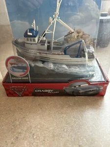Disney Pixar Cars 2 Crabby Boat Disney Store Rolling Base - Picture 1 of 4