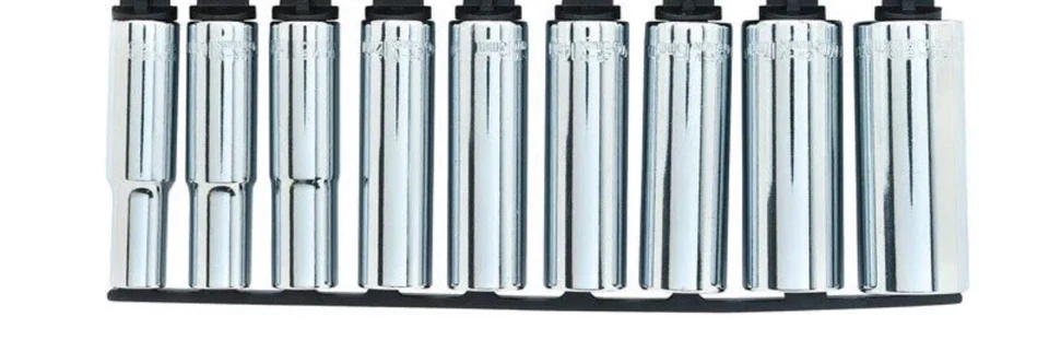 Crescent CSAS7N Steel Chrome 6-Point 3/8 in. Metric Deep Socket Set 9 x 19 mm - Image 1 of 1