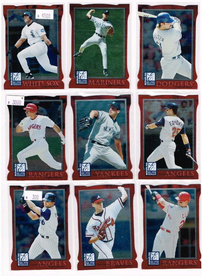 1998 Donruss Elite Aspirations Baseball /750 *Select Your Player* - Image 1 of 1