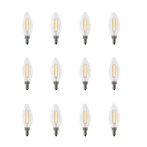 Feit Electric 75-Watt Equivalent B10 E12 LED Light Bulb, Daylight (12-Pack) - Picture 1 of 8