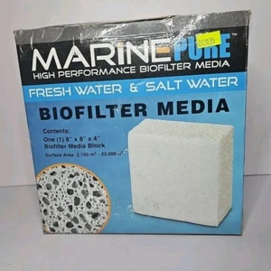 MarinePure Block 8"x8"x4" High Performance Biofilter Media Marine Pure Block - Picture 1 of 6