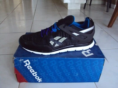 Nuevo Ventilador Reebok Hombre Talla 13 Teoría Negro V71329 Foto 1 de 4