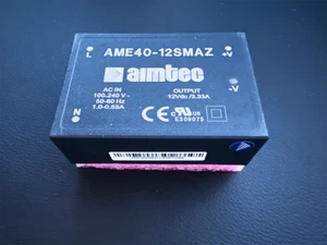 Módulo de fuente de alimentación AME40-12SMAZ Aimtec AC-DC DC-DC salida 12V 40W 3.3A - Imagen 1 de 4