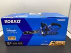 NEW Kobalt 3809899 40V Max Brushless 14" Chainsaw With 4.0AH Battery & Charger