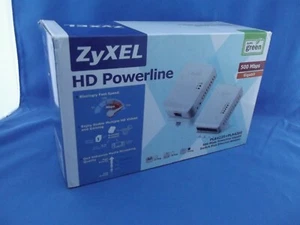 ZyXel HD Powerline 500mbps Network Adapter PLA 4225 + PLA 4205 - Afbeelding 1 van 3