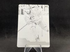 2016-17 UPPER DECK SERIES 1 JUSTIN FAULK #37 BLACK PRINTING PLATE 1/1 HURRICANES