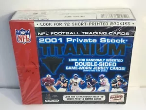 2001 Pacific Private Stock Titanium Football Retail Box - Picture 1 of 9