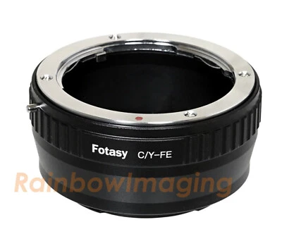 FOTASY Contax Yashica C/Y Lens to Sony NEX-5 NEX-C3 NEX-5N NEX7 NEX-5R NEX-6 Adapter
