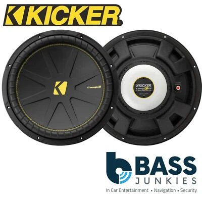 KICKER KA50CWCS154 CompC 15" 4 Ohm Single Voice Coil Car Subwoofer - Image 1 of 4