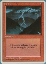 Lightning Bolt (WB) Revised (ITALIAN) MINT Red Common CARD (105057) ABUGames