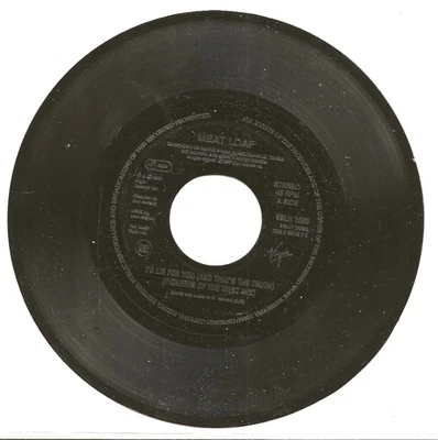 MEAT LOAF I'D LIE FOR YOU (AND THAT'S THE TRUTH) RAREUK JUKEBOX PROMO SINGLE - Image 1 of 2