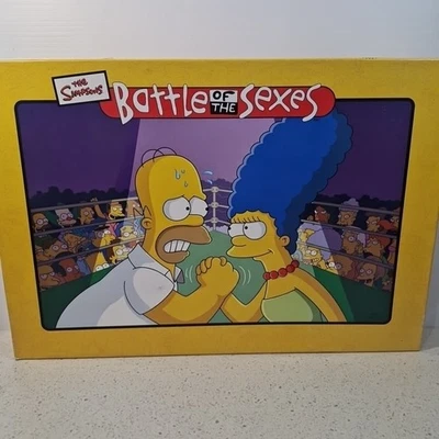 Simpsons Battle of the Sexes Vintage Board Game 2003 Imagination Entertainment  - Image 1 of 4
