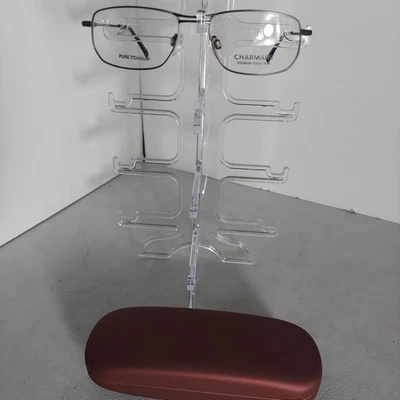 NUEVAS GAFAS ENCANTADORAS TITANIUM PERFECTION CH29215 BU BORGOÑA AUTÉNTICAS 54-17 Foto 1 de 4