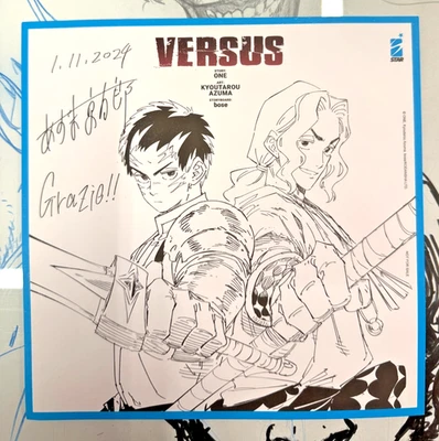 VERSUS shikishi firmato KYOUTAROU AZUMA - 2024 Lucca Comics/Star Comics* - Immagine 1 di 3