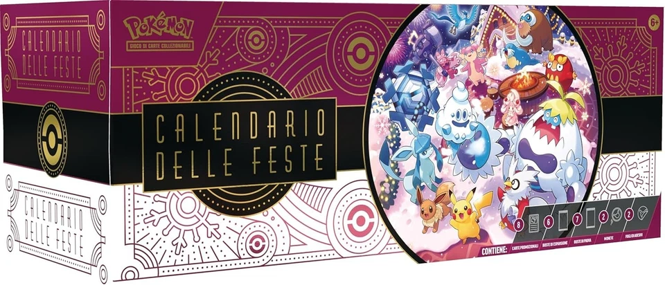 Pokemon Calendario delle Feste 2025 (edizione in italiano) - Immagine 1 di 1