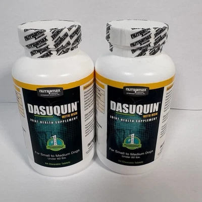 2 Bottles-Dasuquin w/MSM Joint Health for Sm-Med Dogs•168 Chew Tablets•Exp 2028 - Image 1 of 4