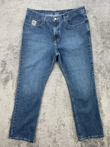 Cinch Jeans Mens 30x32 Blue Denim Straight Leg Zip Fly Western Style MB90034001 - Picture 1 of 18