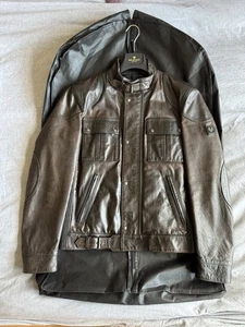 Belstaff Legacy Gangster Jacket UK 40 IT50 (M-L) RRP £1350 Dark Deep Copper - Picture 1 of 10