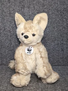 Build A Bear WWF FENNEC FOX CON MEDALLÓN Peluche FONDO MUNDIAL DE VIDA SILVESTRE - Imagen 1 de 15