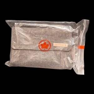 Air Canada grau Tweed rot Amenity Tote Kit Clutch Tasche VOLLSTÄNDIG NEU versiegelt - Bild 1 von 5