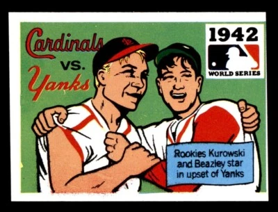 1971 Fleer World Series Baseball #40 1942 Cardinals vs Yanks EX *d2 - Image 1 of 2
