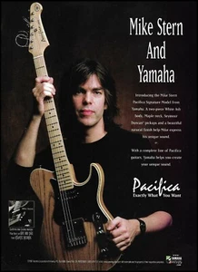 Mike Stern Signature Yamaha Pacifica E-Gitarre Werbung 8x11 Werbedruck - Bild 1 von 3