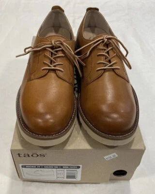 Taos WORK IT в золотисто-коричневый в размере США 9,5—милый и стильный Оксфорд—новый в коробке!! - Изображение 1 из 4