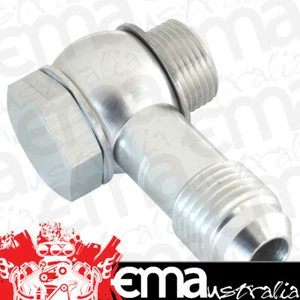 Aeroflow AF167-06S Holley - Fitech - 9/16" to -6 Inlet Fitting Kit Silver - Picture 1 of 3