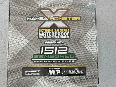Castle Creations Monster X 1/8 Brushless Combo w/1512 Sensored Motor 010-0145-04 - Image 1 of 4