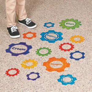 Gears Floor Decals - Educational - 26 Pieces - Picture 1 of 2