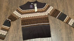 New with Tags Fair Isle Women's Sweater Size Medium - Picture 1 of 7