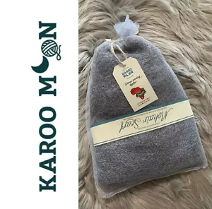 NWT Karoo Moon Africa Mohair Scarf Gray Natural Yarns Hand Dyed - Picture 1 of 12