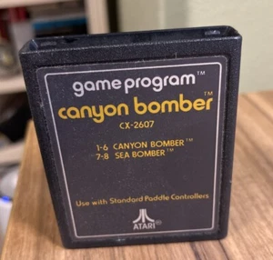 Atari Game Program Canyon Bomber CX2607 Not Tested - Picture 1 of 4