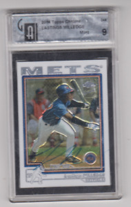 2004 - Topps Chrome - Lastings Milledge - SIGNED - ROOKIE CARD - GRADED MINT 9!!