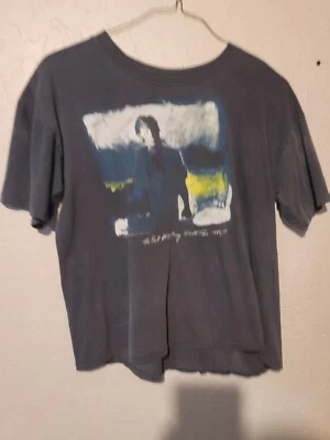 Camiseta vintage Paul McCartney World Tour 1989-90 XL negra puntada única ¡con desvanecimiento! Foto 1 de 4