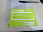 Oem Suzuki Owners Manual 1986 Lt230e 99011 35B20 03A