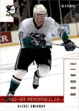 2002-03 Be A Player Memorabilia Ruby Alexei Smirnov Rookie 99/200 #300