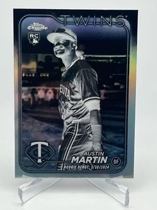 2024 Topps CHROME UPDATE AUSTIN MARTIN RC NEGATIVE REFRACTOR #USC136 - Picture 1 of 2