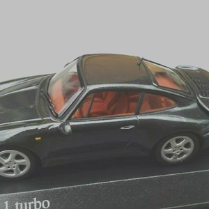 1/43 MINICHAMPS PORSCHE 911 (993) , turbo, 1995, black met., mint,++ ! - Picture 1 of 12