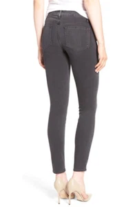 NEW PAIGE Transcend Verdugo Ankle Mid-Rise Ultra Skinny Jeans Size 30 Smoke Grey - Picture 1 of 12