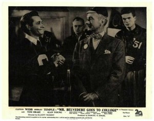 Mr. Belvedere Goes to College Original Lobby Card Clifton Webb Alan Young 1949